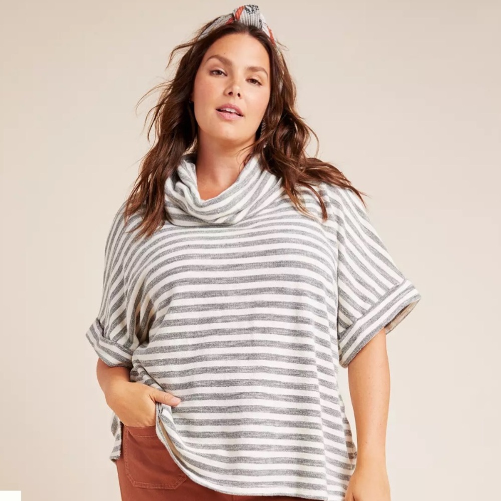Anthropologie tla Cassia Top Shirt S Stripe